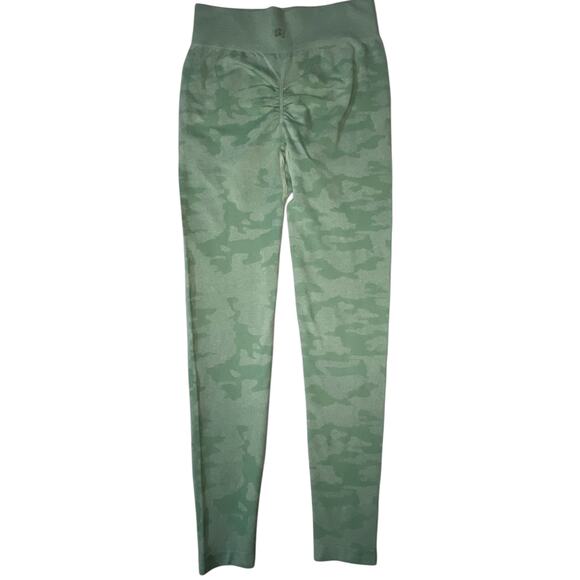 RawGear Camo Seamlesss Leggings NWOT‎ Women’s Size Large Green Activewear - Picture 2 of 4